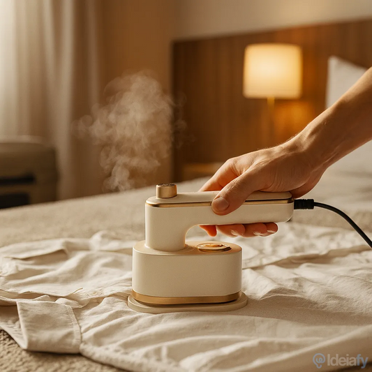 Mini Ferro De Passar Roupa Cabe Na Mala Bolsa Viagem Bivolt